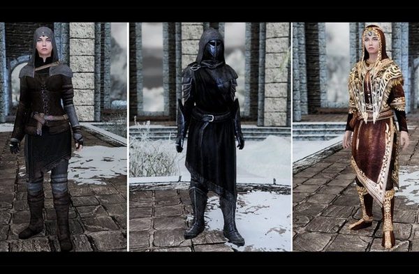 Skyrim robes dunmer outfit fandomspot dark variation every