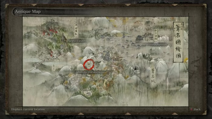 Sekiro map la