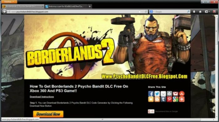 Borderlands 2 codes xbox