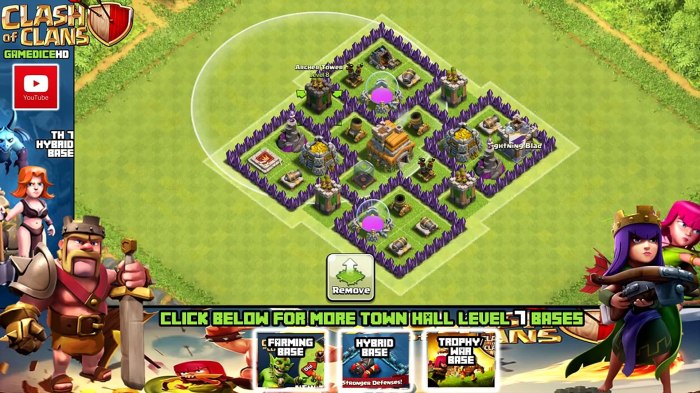 Clans th11 municipio villaggio layout difesa layouts coc livello disposizione