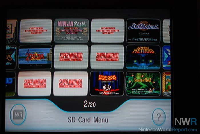 Sd card for wii format