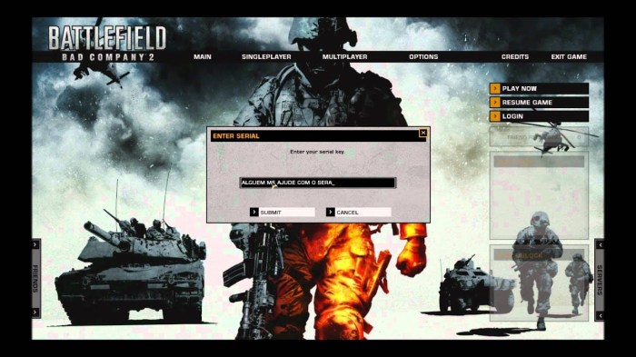 Bad company battlefield key serial keygen