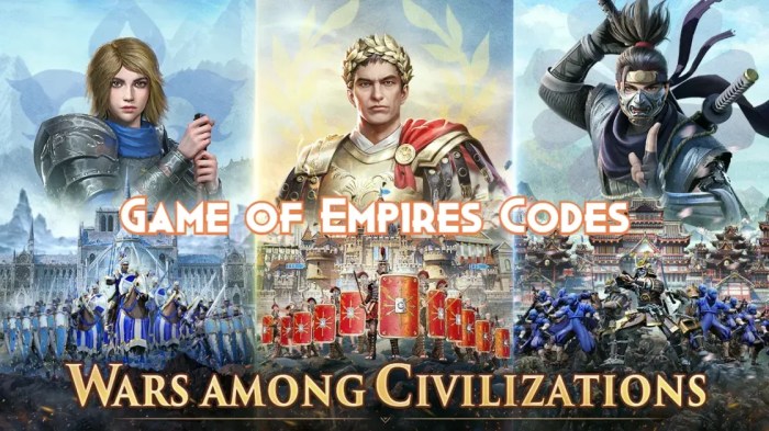 Game of empires codes