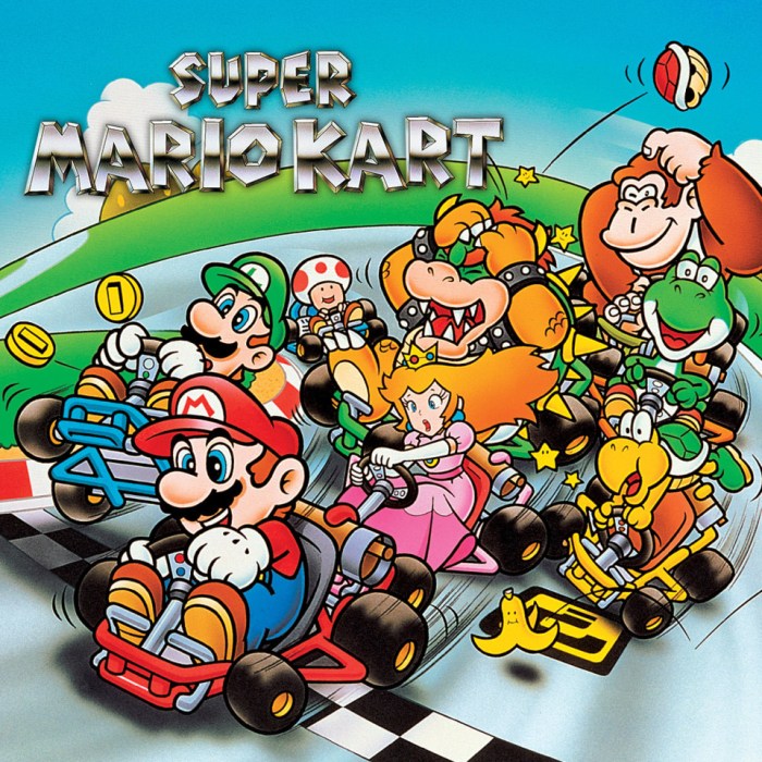 Snes mario kart controls