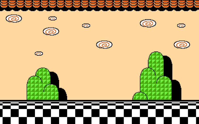 Mario bros 3 background