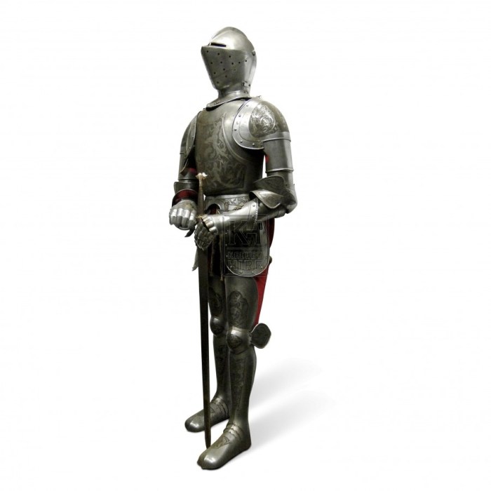 Knight armor shining costume men twitter