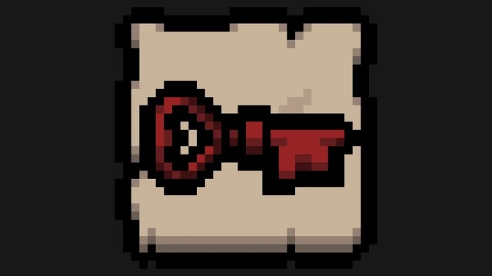 Binding of isaac red key