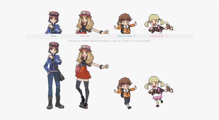 Pokemon trainers x and y