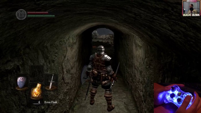 Dark souls how to kick