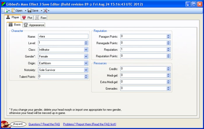 Holocure save file editor