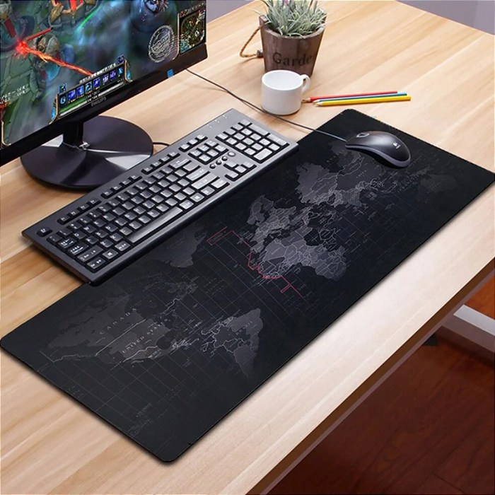 Gaming keyboard mouse mat