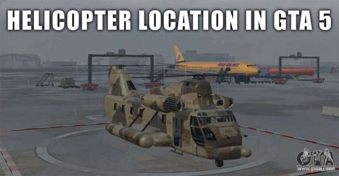 Gta helicopter location