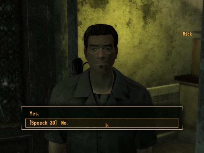 Fallout new vegas speech