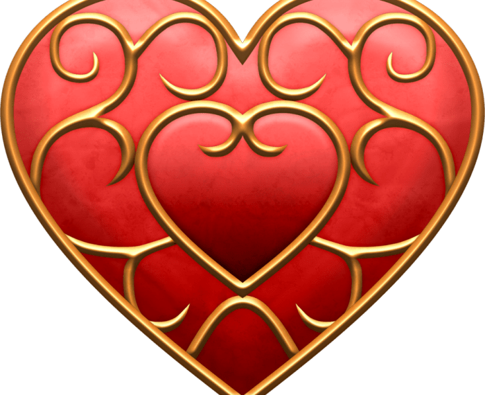 Heart container zelda 2