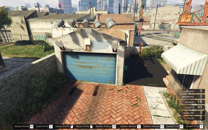 Garage workshop franklin gta5 mods