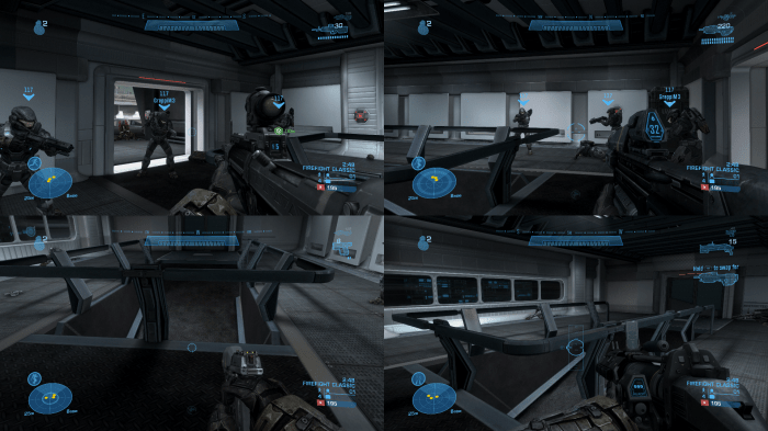 Halo reach split screen