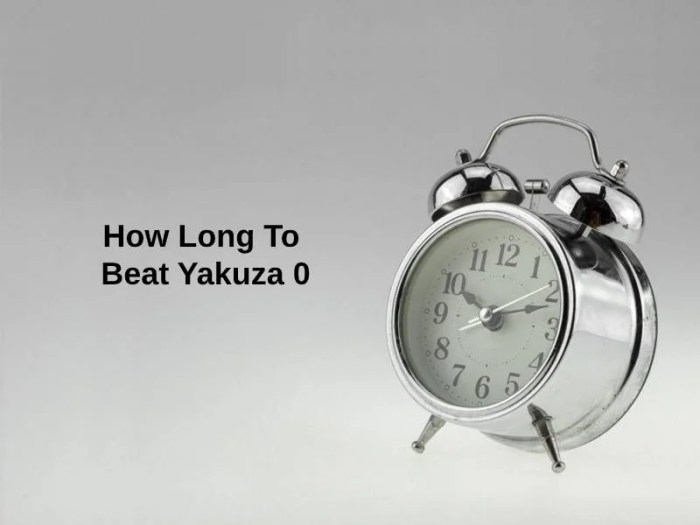 How long is yakuza 0
