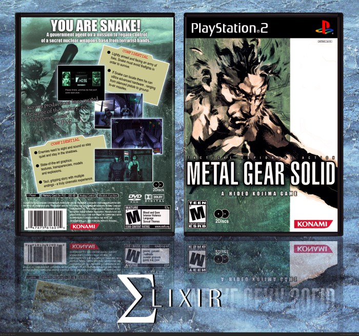 Metal gear solid case