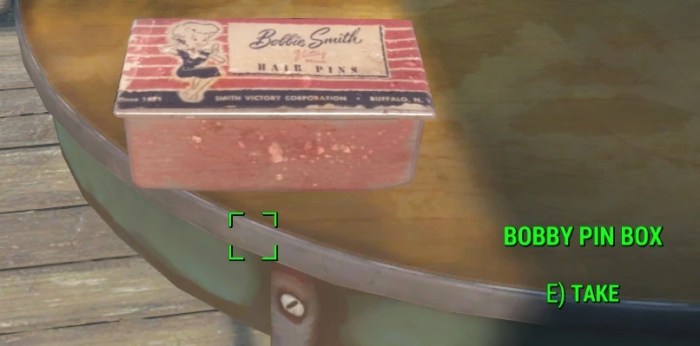 Fallout 4 bobby pin