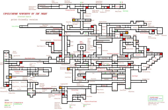 Castlevania symphony inverted castle