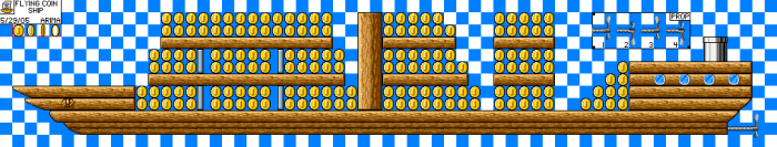 Mario bros 3 coin ship