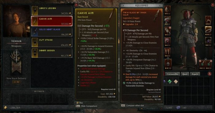 Diablo 4 number colors