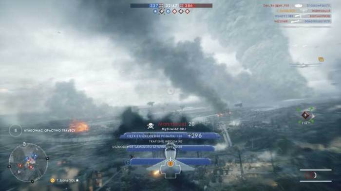 Planes in battlefield 1