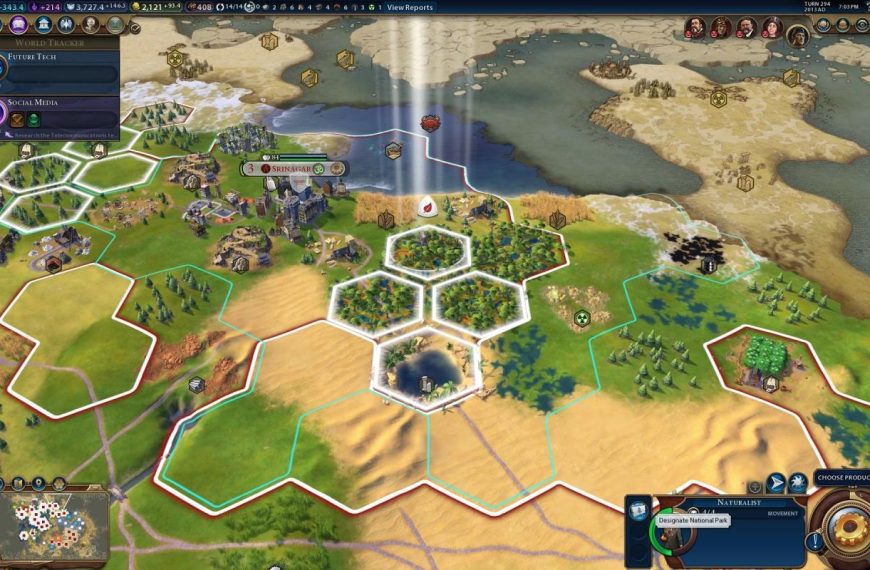 Civ6 national park tile