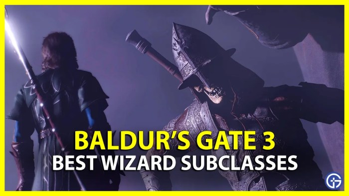 Best subclass wizard bg3