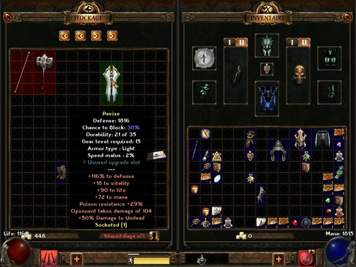 Diablo 1 unique items