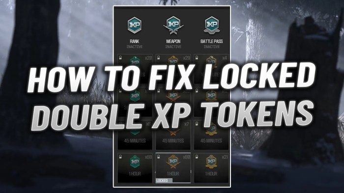 How to use xp tokens mw3