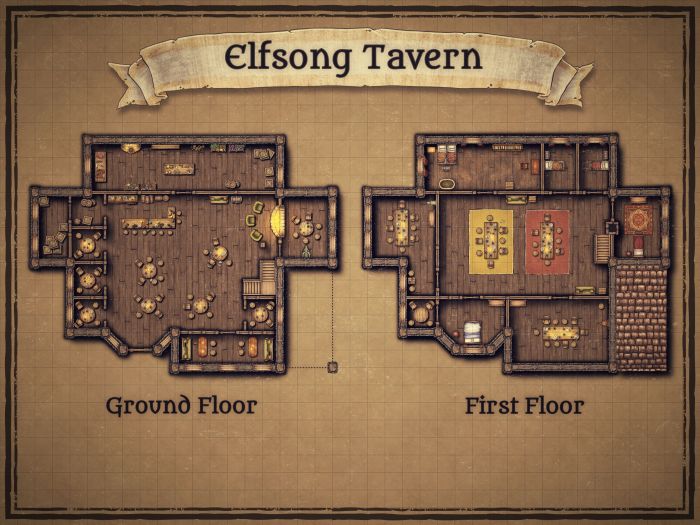 Tavern dnd battlemap 21x34 dungeon grid pathfinder guild cartographers dsa dndmaps dungeons roll20 battlemaps dungeonsanddragons