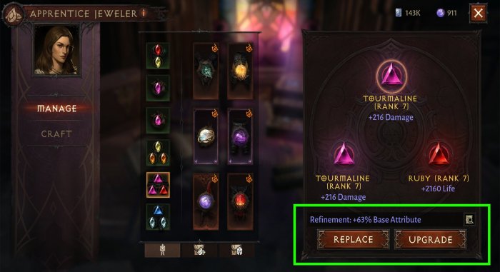 Diablo 4 too many gems