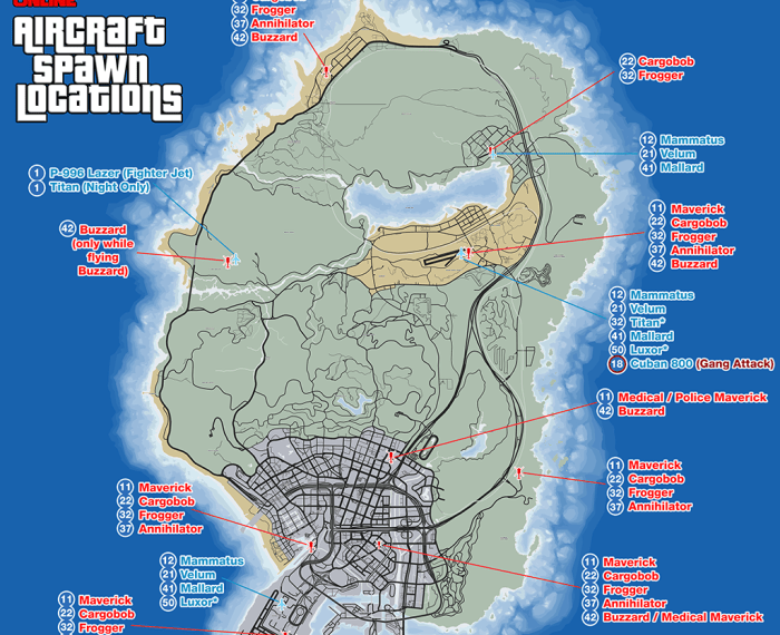 Gta v plane locations