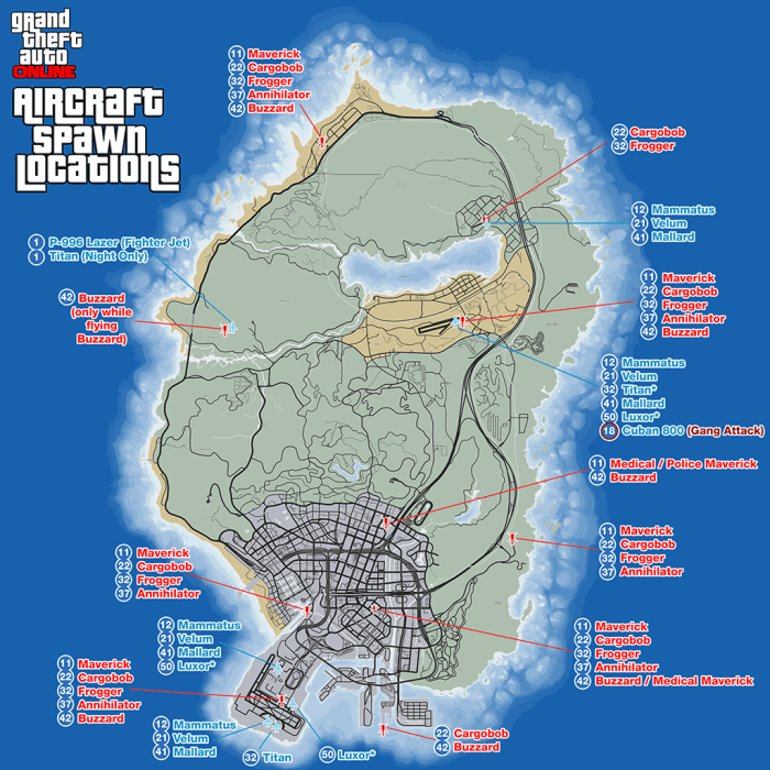 Gta v plane locations