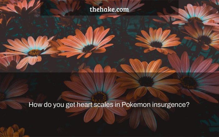 How to get heart scales