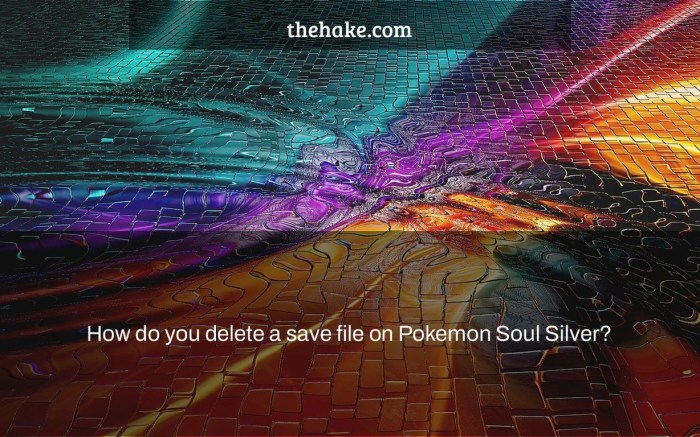 Pokemon delete save file