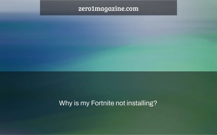 Fortnite fill not working