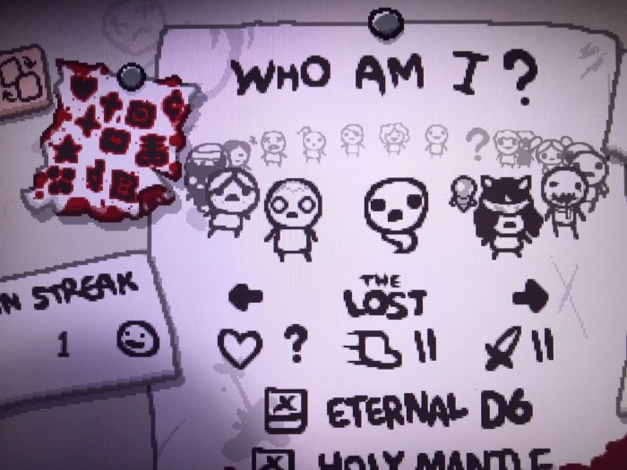 Binding of isaac marks