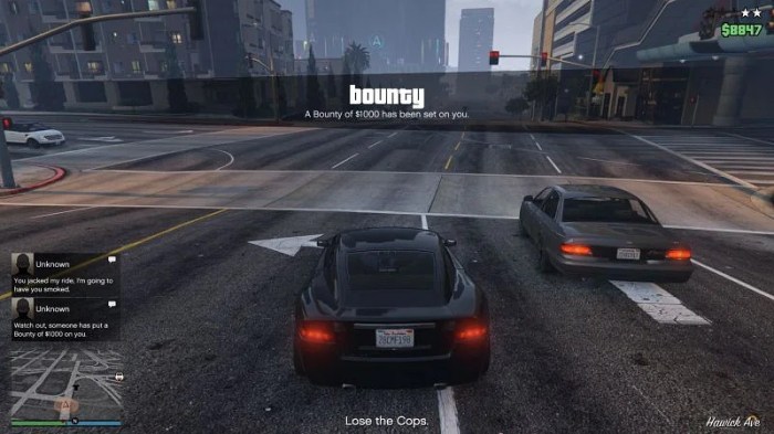 How to set bounty gta 5