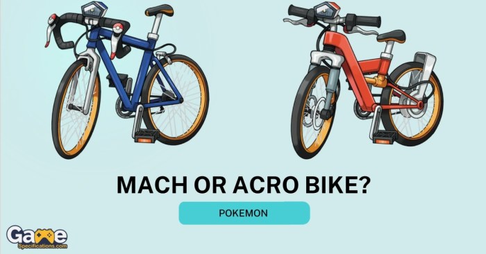 Acro bike vs mach bike