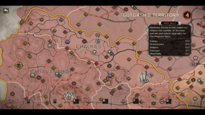 Mad max minefields map