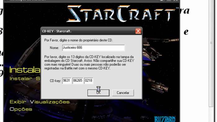 Cd key for starcraft