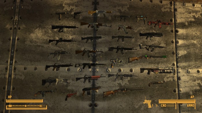 New vegas all weapons