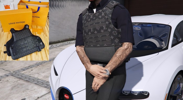 How to put vest on gta 5