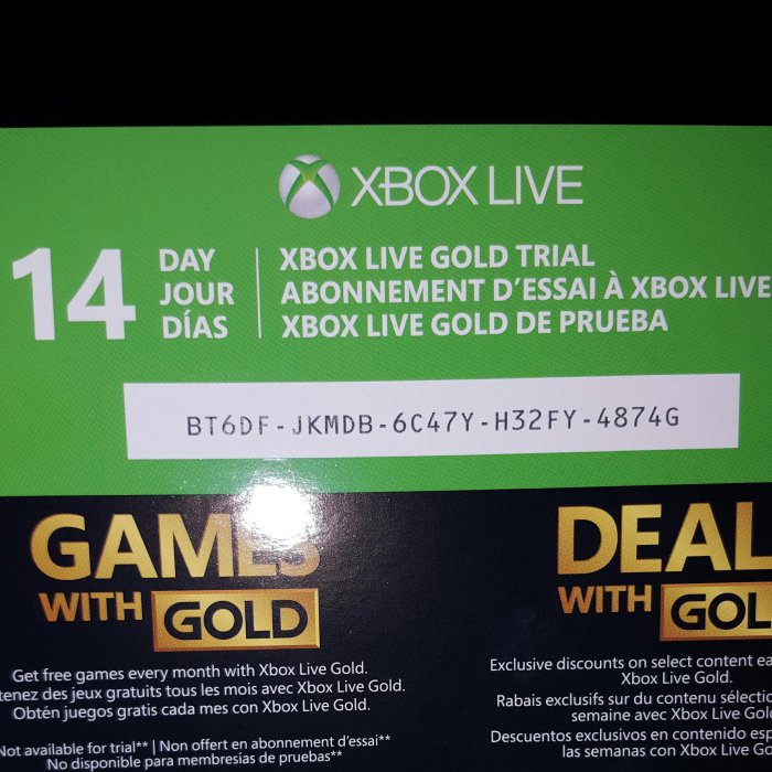 Codes for xbox live free