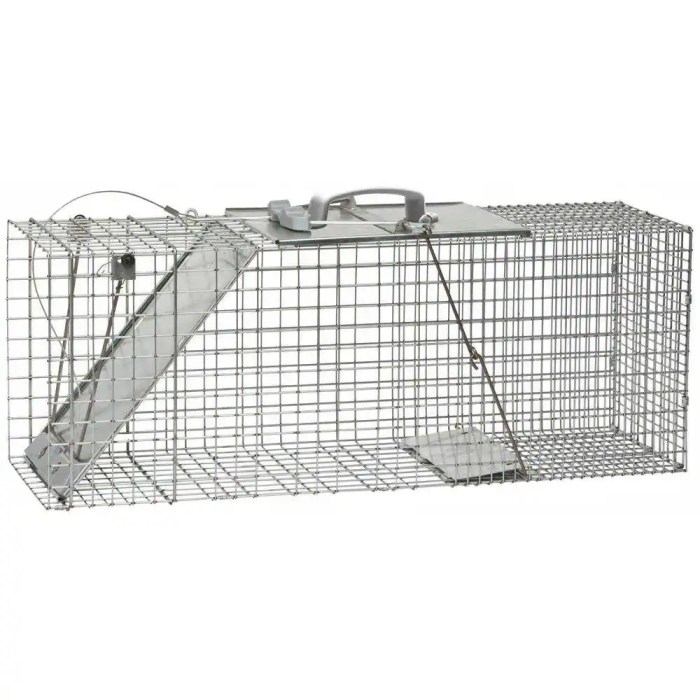 Large animal cage trap