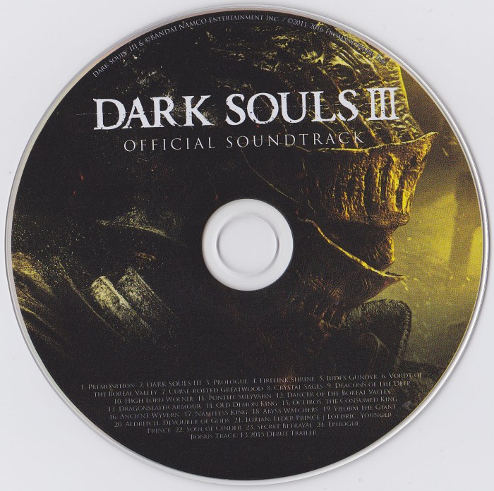 Souls dark soundtrack iii ost theme original menu main hyped list game index so