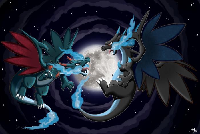 Charizard mega request blue deviantart