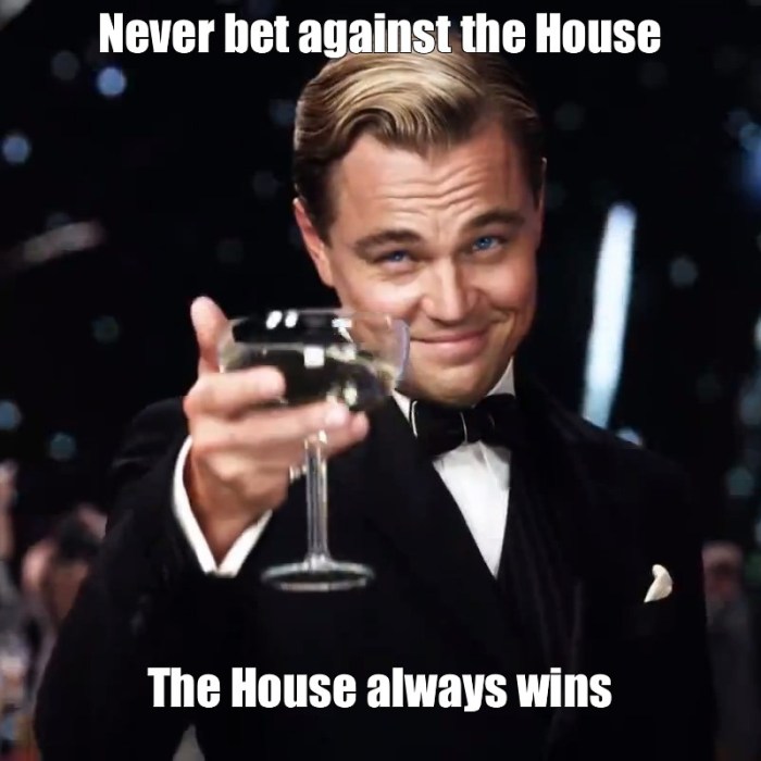 The house always wins v